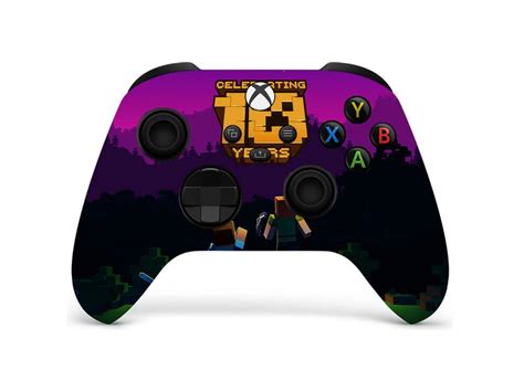10 Years Minecraft Xbox Controller Skin Wrapime Anime Skins And Styles