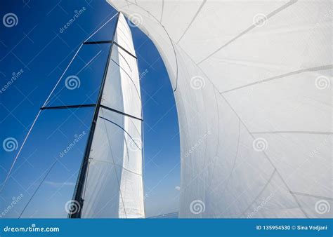 Modern Sailing Boat Stock Photo Image Of Marine Holiday 135954530