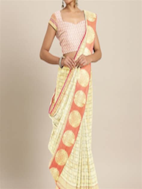 Buy The Chennai Silks Classicate Yellow Silk Blend Woven Design Patola
