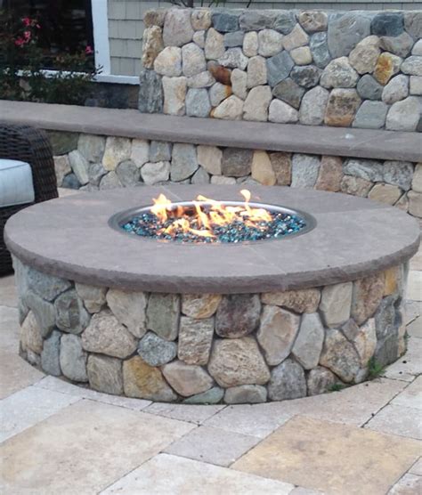 Stone Gas Fire Pit Ng