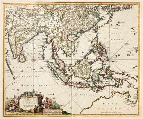 Dutch East India Company Trading Regions Illustration World History