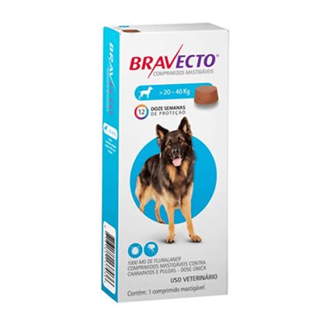 Bravecto para Perros - 20 Kg a 40 Kg — TusMascotas.cl bravecto