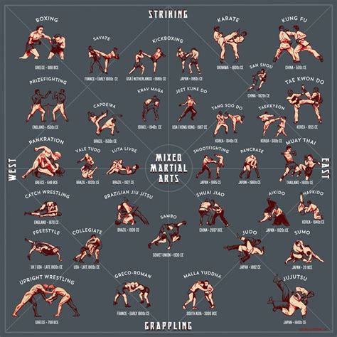 Mixed Martial Arts A Style Guide Dark Color Best Martial Arts