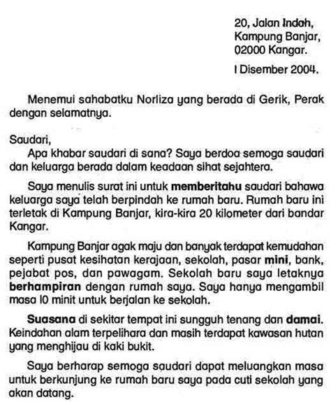 Surat Kiriman Tidak Rasmi Contoh Spm  Ani Jeden