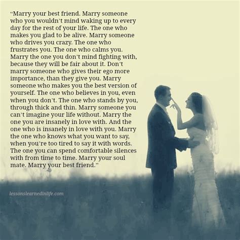 “marry Your Best Friend Marry Someone You Want To Wake Up To Every Day For The Rest Of Your