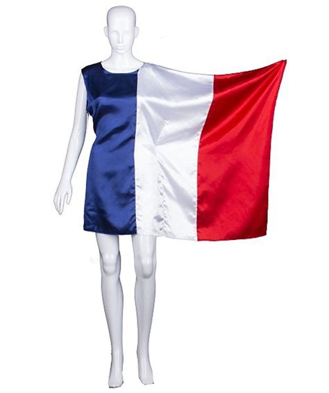 France Flag Costume Halloweenpartyonline Womens Cosplay Flag Dress France Dress