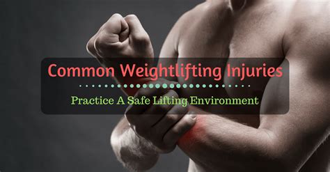 Common Weightlifting Injuries Construct Muscles