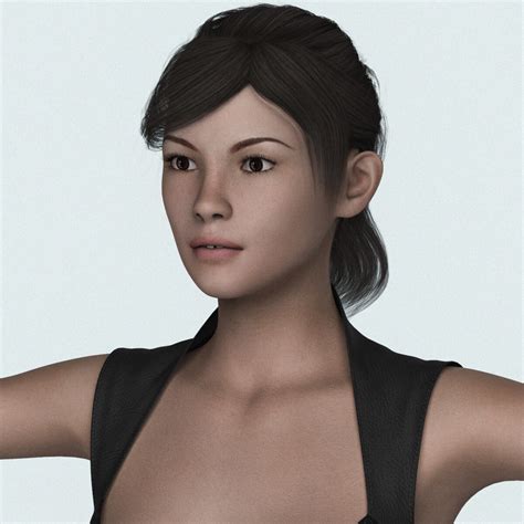 Artstation Photorealistic Young Sexy Girl 3d Model Resources