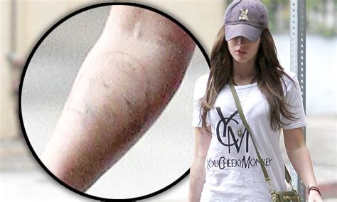 Megan Fox Reveals Her Faded Marilyn Monroe Tattoo After More Laser Treatment Daily Mail Online