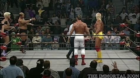 Sting And Hulk Hogan Vs Ric Flair And Arn Andersonpart 1 Youtube