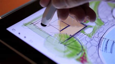 Landscape design software and design app. Landscape Sketch on iPad - YouTube