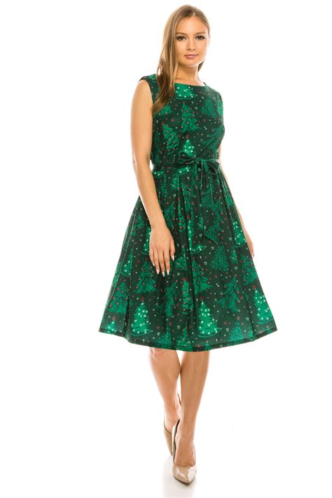 Haute Edition Womens Christmas Cocktail Dress With Pockets Walmart