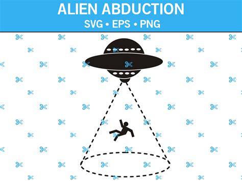 Alien Abduction Svg Alien Svg Ufo Svg Outer Space Svg Etsy