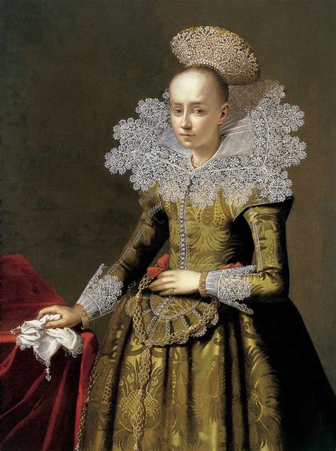C 1625 35 Paulus Moreelse Portrait Of A Girl Portrait Renaissance