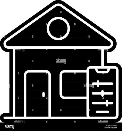 smart city home control icon stock vector image and art alamy