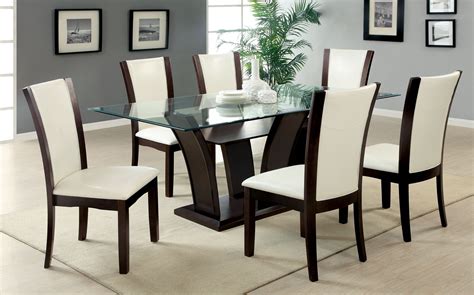 Blake cherry & black counter stool. The Best 6 Seater Glass Dining Table Sets