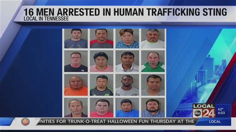 16 Men Arrested In Human Trafficking Investigation In Middle Tennessee