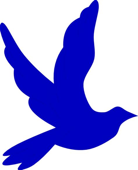 Blue Dove Clip Art At Vector Clip Art Online Royalty Free