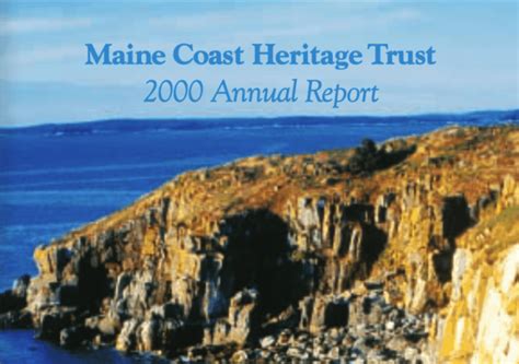 Annual Reports Maine Coast Heritage Trust