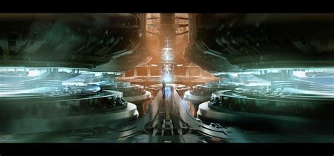 Halo 4 Forerunner Power Room Sparth Nicolas Bouvier Sci Fi