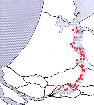 De oude hollandse waterlinie in 1672. Cultuurwijzer - Hollandse Waterlinie