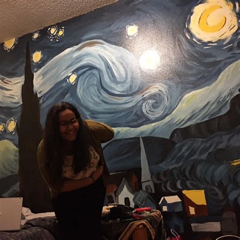 Van gogh was a huge fan of nighttime and his passion for this was depicted in boch was a painter and friend of van gogh and this painting features in the first rendering of the van goghs house in arles, hanging on the wall next. This 12-Year-Old Painted "The Starry Night" On Her Brother ...