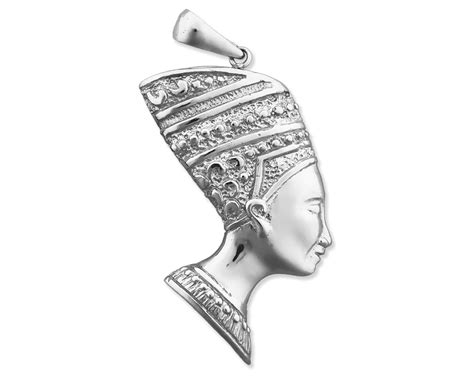 925 Sterling Silver Nefertiti Pendant