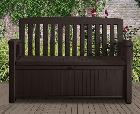 Keter Patio 227l Storage Bench Brown Great Daily Deals At Australia