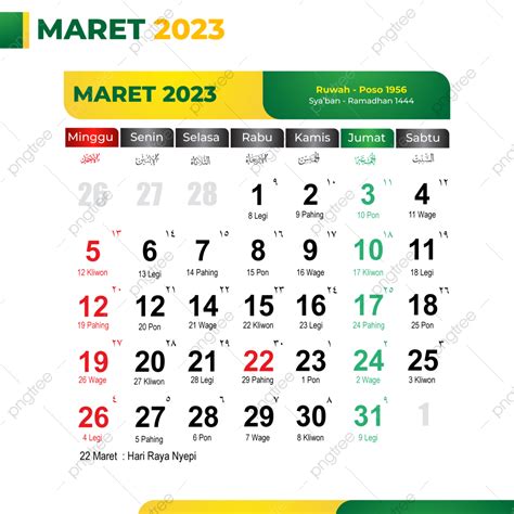 Kalender Maret Png Transparent Images Free Download Vector Files Riset