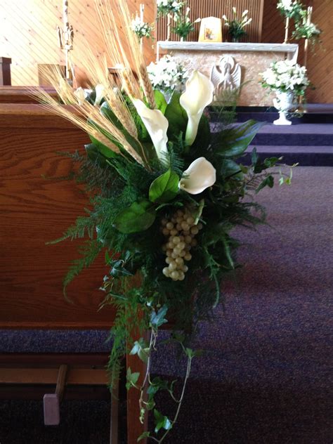 Pew Markers For First Holy Communion Church Decor Church Flowers