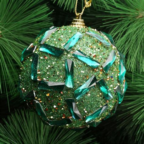 New Christmas Balls 8cm 1pc Glitter Baubles Balls Xmas Tree Ornament