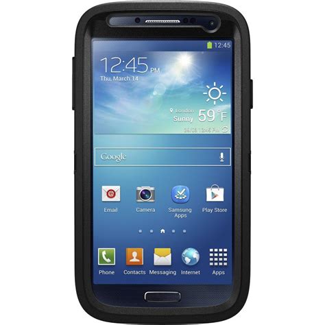 Otterbox Defender Cell Phone Case For Samsung Galaxy S4 Black 77