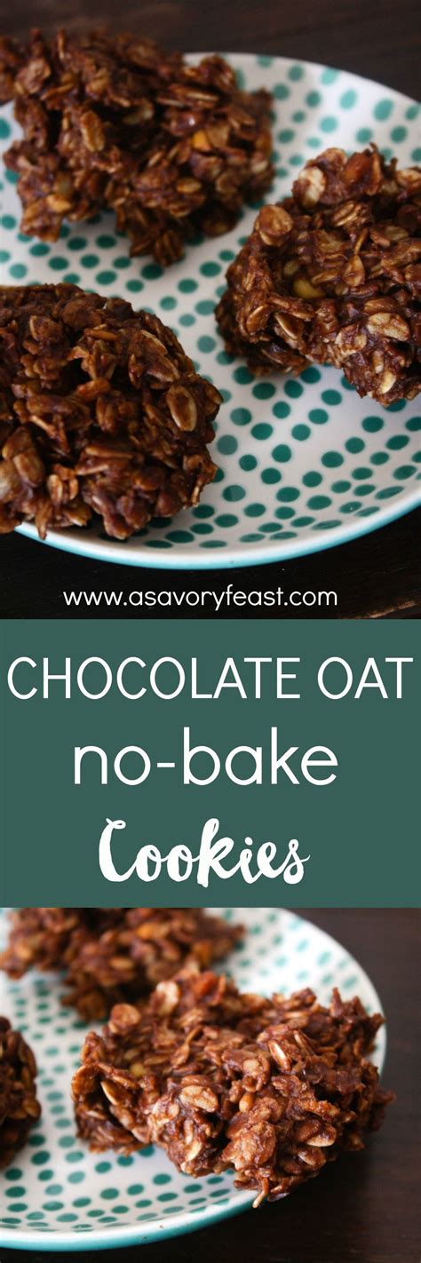 The cookies are quick and easy to prepare and come together in just a couple of minutes on the stovetop. Chocolate Oat No-Bake Cookies | Recipe | Chocolate oats ...
