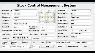 How To Create Stock Control Management System In Excel Doovi
