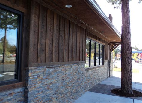 This is the easiest option. Restaurant with ranchwood™ Board and Batten Siding ...