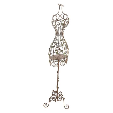 Decmode Dress Form Mannequin Stand Decorative Wire Mannequin
