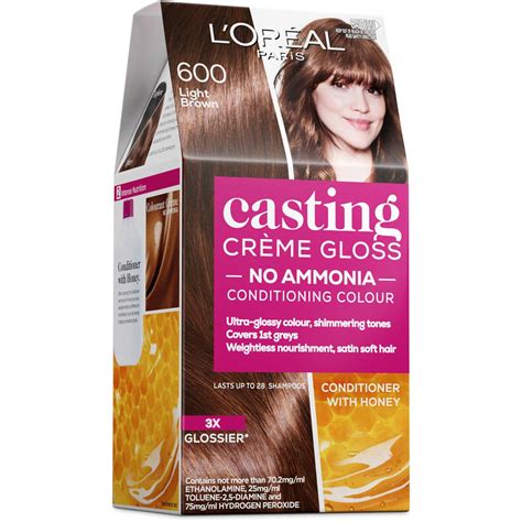 L'oreal Casting Crème Gloss 600 Light Brown 1pk | Woolworths