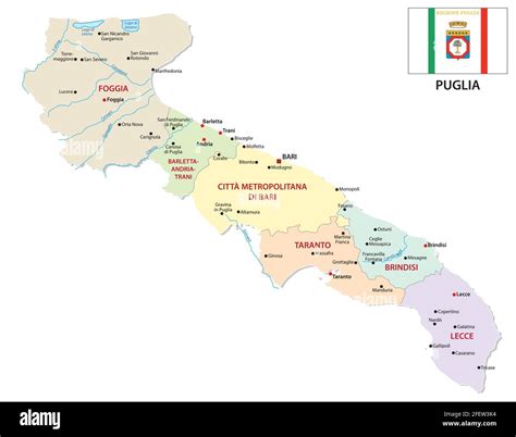 Puglia Province Cartina