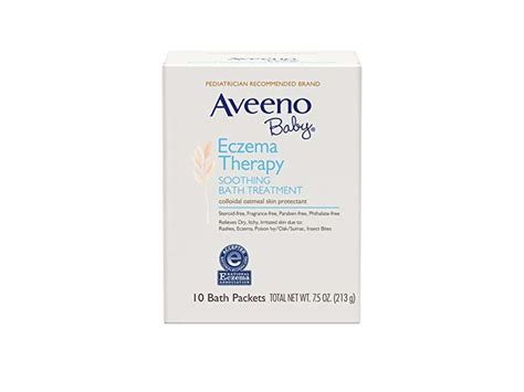 The following is a review of the aveeno baby eczema therapy soothing bath treatment for minor skin irritations, 5 count. Aveeno Baby Eczema Therapy Soothing Bath Treatment, 10 ...