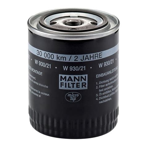 Mann Filter® W930 21 Spin On Oil Filter