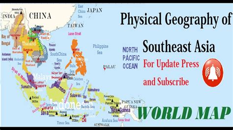 Physical Geography Of Southeast Asia Countriescapitalsoceansseas