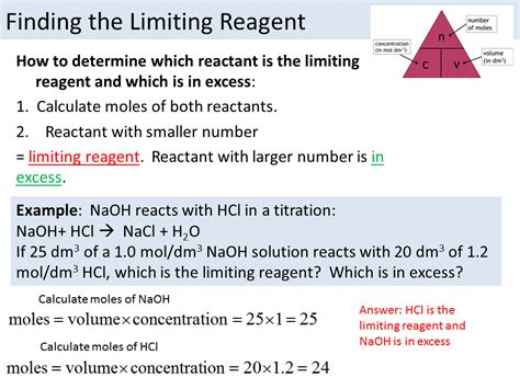 How To Calculate The Limiting Reactant Calculate The Molecular Weight