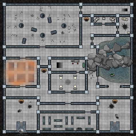 Tabletop Rpg Maps Map Layout Dungeon Maps