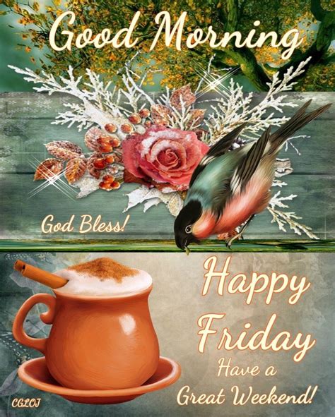 Bird And Coffee Good Morning Happy Friday Pictures Photos And Images
