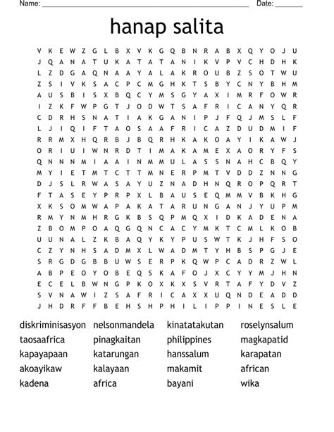 Hanap Salita Word Search Wordmint