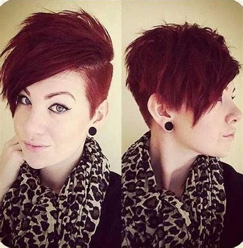 20 inspirations short hairstyles with shaved sides for women