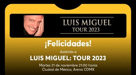Luis Miguel Boletos 2023 Precios En CDMX Guadalajara Y Monterrey