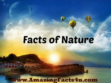Amazing Nature Part 1 Amazing Facts 4 U