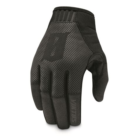 Mil Tec Defender Weighted Leather Fingerless Gloves 726755 Tactical Gloves At Sportsmans Guide