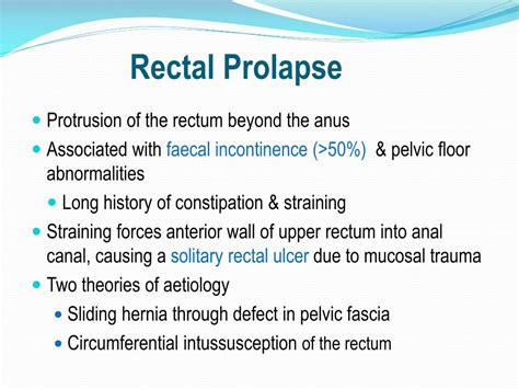 Ppt Rectal Prolapse And Its Laparoscopic Management A Video